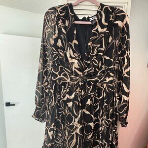 DKNY Chiffon Minidress